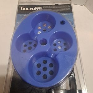 Tailgate Mate Collapsible Portable Party Camping Table with Carry Bag, Grey